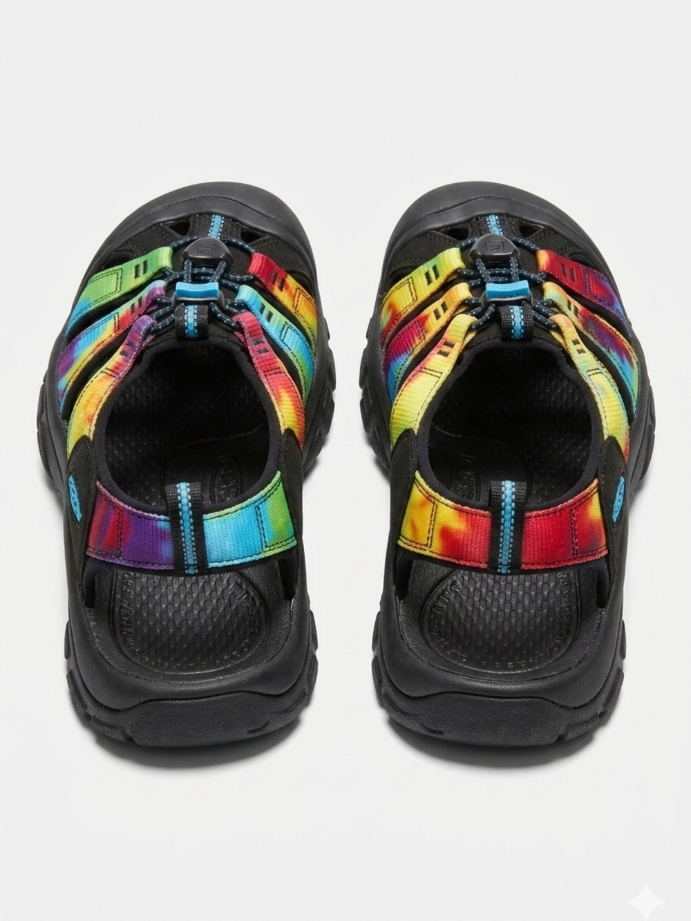 KEEN Newport H2 Women’s 9 Tie Dye Rainbow Hiking Water Sandals - Picture 2 of 4